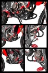 지터 레이싱 ZETA RACING S 파이프 엔진 가드 엔진 보호 스틸 CRF250L CRF300L G4780