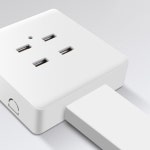 2 4 포트 USB 전기 소켓 벽 충전기 전원 어댑터 플러그 J08 21 Dropshipping