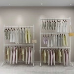 키즈행거 어린이집 유치원 3단 스탠드 철제 아기옷 수납 방꾸미기