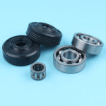크랭크 축 볼 베어링 오일 씰 키트 Husqvarna 36 41 235 236 240 E 137E 142 136 전기 톱 530056363 136LE 141LE 141