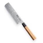 제우스 프리미엄 67겹 다마스커스 나키리 나이프 18cm