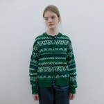 노컨텐츠 노컨텐츠 132 Mixed pattern cardigan
