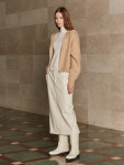 뮤제 MUSEE ARIN Zip-up Hooded Knit Cardigan