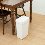 내집의모든것 플랫 종량제 쓰레기통 원터치 인테리어 화장실 휴지통 5L 10L 20L