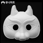 유니아트 종이탈 반가면 5개입 11 금도깨비탈 종이가면 얼굴가면 종이탈 파티가면 파티탈 하얀가면 코