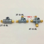 2웨이 3 웨이 정션 블록 PA PB 오일 분배기 분리기 밸브 CNC 기계 아연 합금용 분배기 4T-8-8L 3T-8-8L