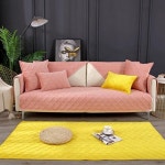 북유럽 극세사 다용도 소파패드 3인용 4인용 순색 패드