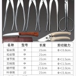 분재용 가위세트 중형 조경도구 원예 5종 전문가용
