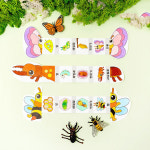 곤충도감 한살이 성장 북아트 피규어포함 7종