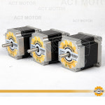 독일에서 ACT 3PCs Nema23 스테퍼 모터 듀얼 샤프트 185oz-in 2A 6-리드 상 CE 23HS6620B