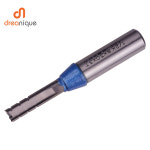 Dreanique 1PC TCT 트리밍 라우터 비트 1 2 생크 3 플루트 합판 마분지 MDF 목재 용 스트레이트 카바이드