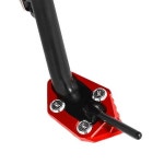 야마하 YZF-R3 MT-03 CNC 사이드 스탠드 킥스탠드 확장 플레이트 패드 YZF R3 R25 MT03 MT25 YZFR3 용 YZF-R25 MT-25 YZFR25