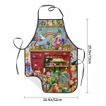 재미있는 토이 스토리 바다 턱받이 앞치마 주방 요리사 요리 베이 19 13 1개 A 72 x 52 cm