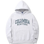 컬럼비아유니버시티 COLUMBIA UNIVERSITY 90 S ARCH LOGO FLEECE HOODIE 라이트M그레이 CMU3UTHT628-ULM 654671