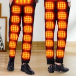 충전식 발열바지 방한복 남녀공용 한파대비 낚시 보조배터리 열선 열선바지 방한 온열