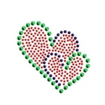 의류리폼 핫픽스 모티브 Green HEART-016