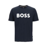BOSS 해외배송 25 S S 휴고 보스 TIBURT 354 로고 프린트 티셔츠 50495742 DARK B02314942