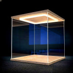 회전 피규어 케이스 건담 조명 전시장 투명 진열 진열장 자동 디스플레이 박스