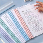 쫄대화일 A4 투명 30p 문서꽂이 자료집게 탭꽂이 서류