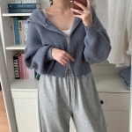 박남매 박남매 딜라잇 하찌 후드집업니트 P0003-12