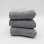 무지 여성용 기모양말 장목양말 연그레이 3켤레