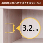 65 cm 아이리스 오야마 선반 주방 왜건 카트 수납 세련된 조미료 랙 SYR-7526