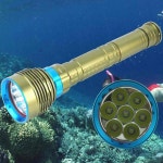 수중200M 14000루멘 L2 7LED 잠수랜턴 본품 본상품선택 1 09PARK