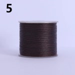 가죽 기술 손 둥근 바느질 폴리에스터 밧줄 비 분할 B 0 5mm-25rice 1개 21 1Pcs 5