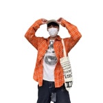 엘럽 남자 체크 셔츠 올드스쿨 긴팔 캐주얼 마이너 하이넥 얇은 코트 박템1