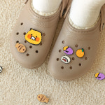 카카오프렌즈 춘식이 부클 실내화 슬리퍼 꾸미기 납작 참 세트
