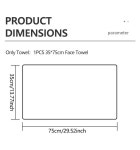 산호 양털 수건 목욕 단색 부드럽고 흡수성 체육관 얼굴 세척 타 B 1pc Towel