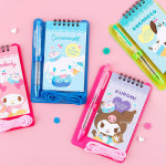 올림포스 산리오 산리오 목걸이 수첩 볼펜세트 시나모롤 쿠로미 포차코 마이멜로디 중 랜덤 1개 C833006