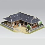 기와집퍼즐 3D Puzzle 우드락 a-8813 1개