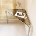 삼각 코너 테이블 원룸 책상 모듈 협탁 삼각형 모서리 탁자