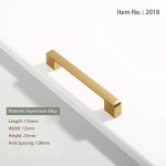 알루미늄 가구 손잡이 주방 서랍 캐비닛 당기기 찬장 하드웨 1개 9 G2018-135