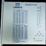 상 스테퍼 모터 드라이버 32bit DSP 0A JMC 3DM3722 NEMA42 3 AC220V 7