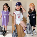 여누키즈 키즈 주니어 초등 유아 농구복 체리 원피스 어린이 유치원 촬영복 자매룩 나들이 상복 캐쥬얼 120