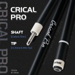 CRICAL CL-PRO 탄소 섬유 풀 큐 저편향 기술 전문 12 당구 12 팁 388 조인트 핀