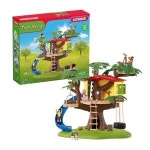Schleich Farm World 어드벤처 트리 하우스 놀이 세트 타이어 그네가 60피스 디테일 어린이 피규