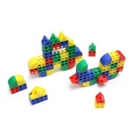 레인보우 멀티 창의블럭 연결큐브 250pcs 초등학생 아동센터 수블록 셈놀이