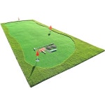 20 X 10 골프 퍼팅 그린매트 세트 6개의 골프공 인조잔디 골프연습장 잔디매트 야외 실내 와인드 Ready to