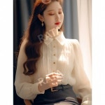 동상이몽2 367회 김나현 스타일 플리츠 셔츠 블라우스 주름 데일리 가을