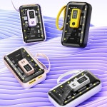 디지털 디스플레이 고속 충전 USB C 타입 인터페이스 배터리 거치대 케이스 DIY 보관함 21700