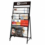 삼화 카다로그 스탠드 잡지 꽂이 거치대 2열 4단 A4