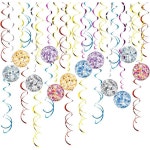 1세트 디스코텍 걸이 나선 장식 향수를 불러일으키는 성인 나이트클럽 천장 장식용