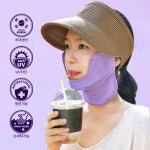 헬스텍코리아 DR CHECK 닥터체크 닥터체크 4단 분리형 볼커버 마스크 얼굴 햇빛 가리개 골프