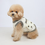 그루밍독 반려동물 럭셔리 금장미 조끼