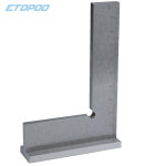 기계공 광장 90도 직각 엔지니어 세트 좌석 정밀 접지 강철 경화 각도 눈금자 넓은