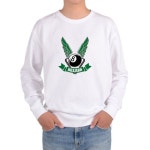 맨투맨 당구 에잇볼 숫자8 당구장 프린트티셔츠 맨투맨화이트