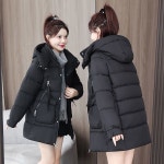 패션고리 여성 데일리 포켓 후드 패딩점퍼 H1019